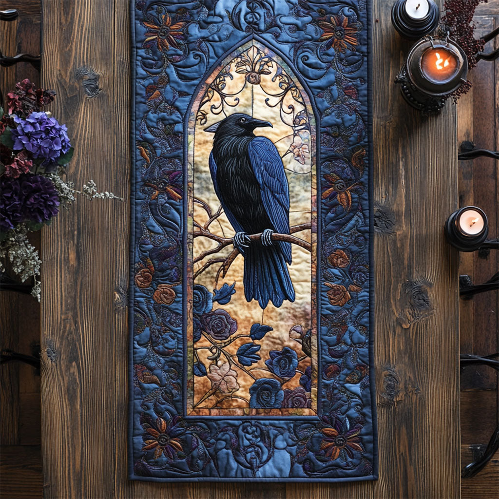 Mystic Raven WY2504033CL Quilted Table Runner