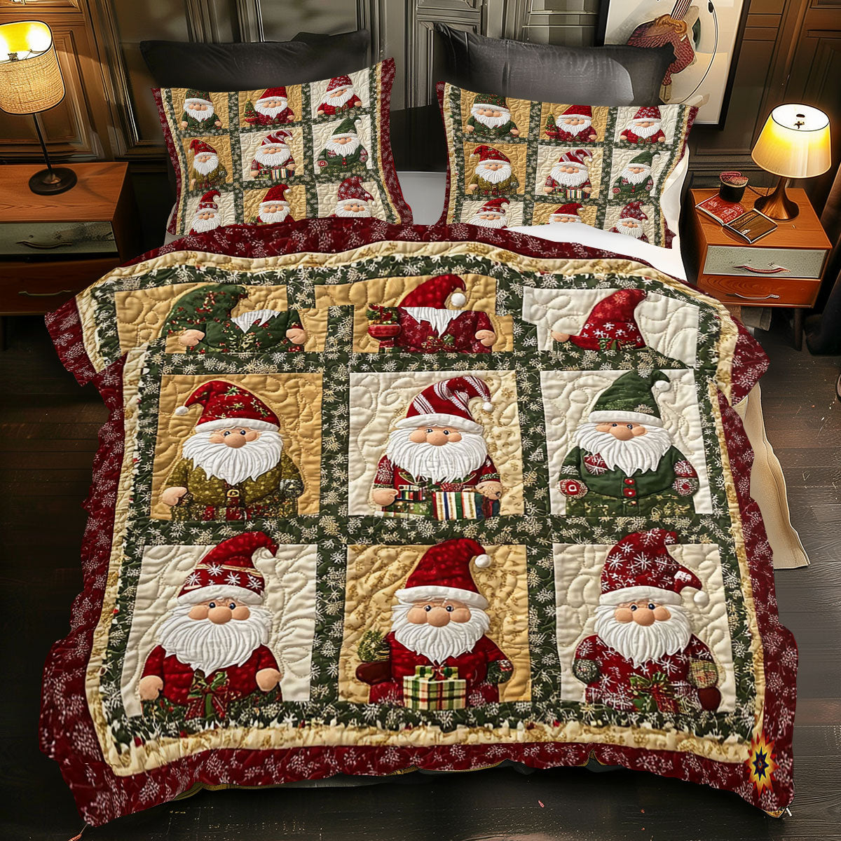 Christmas Gnome WJ1912042CL Duvet Cover Set