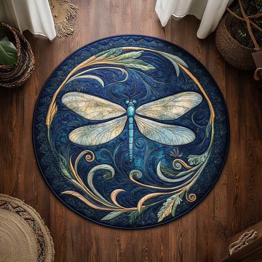 Dragonfly WX1005012CL Quilted Round Mat