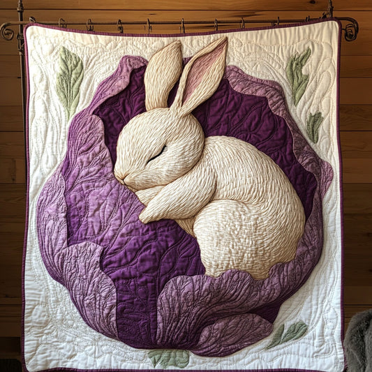 Bunny In Cabbage WY1208028CL Quilt