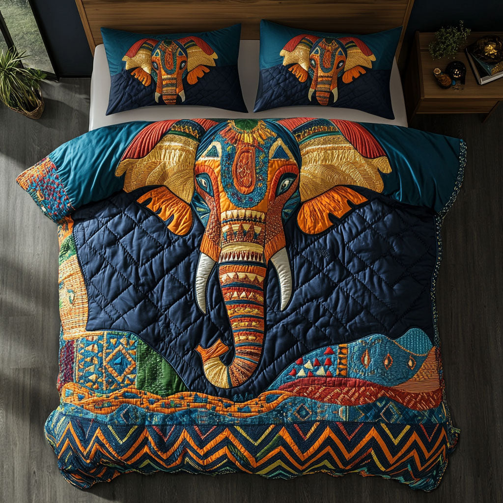 Desert Elephant Harmony WN0910009CL Duvet Cover Set
