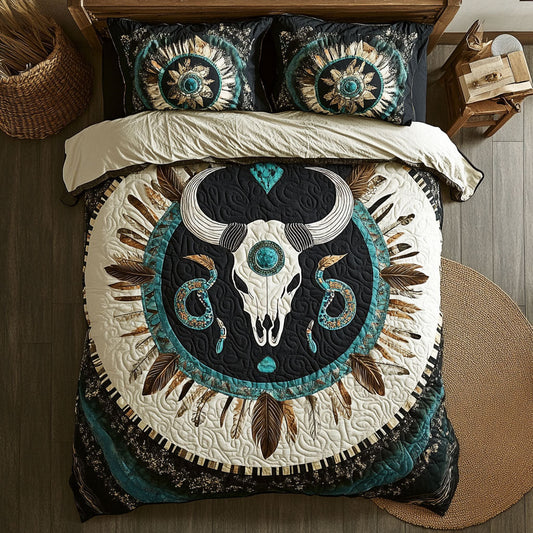 Celestial Bull Skull WX1206006CL Duvet Cover Set