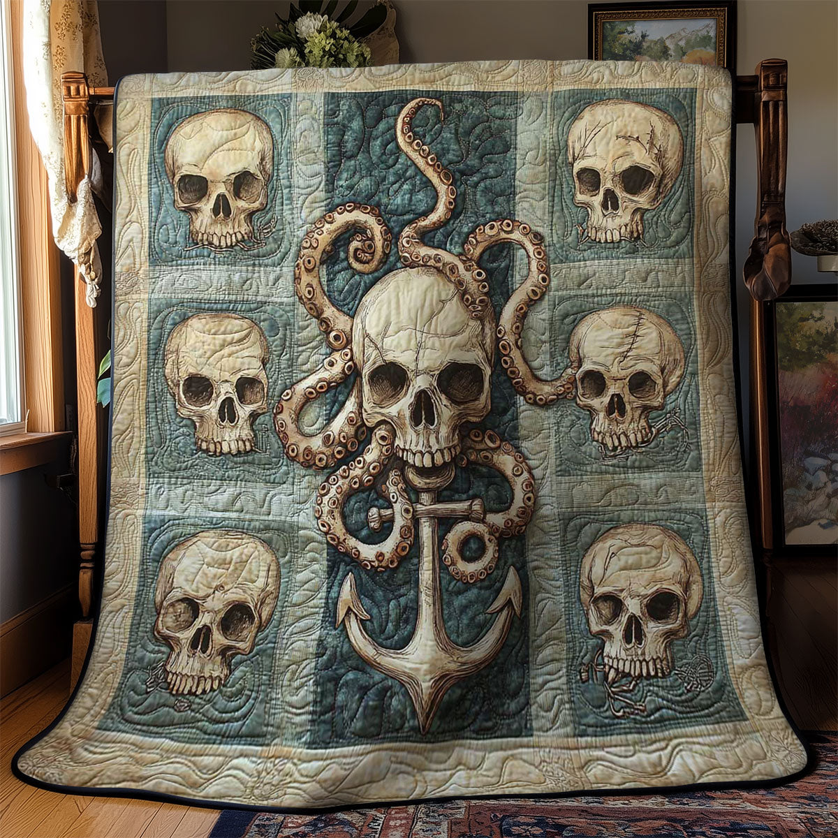 Pirate's Skull WN0601033CL Quilt