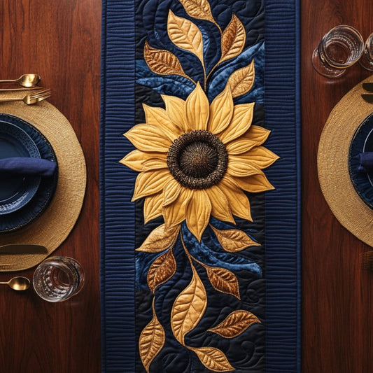 Sunflower Line WY0206005CL Quilted Table Runner