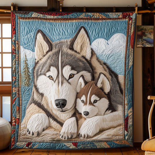 Snow Family CP2409082CL Quilt