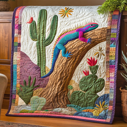 Colorful Lizard WJ1505002CL Quilt