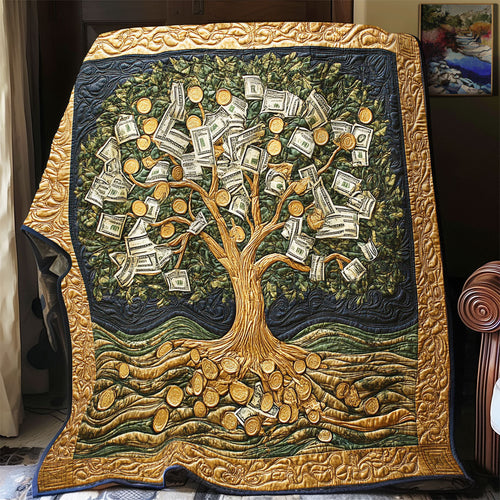 Money Tree Of Life WY2101061CL Quilt