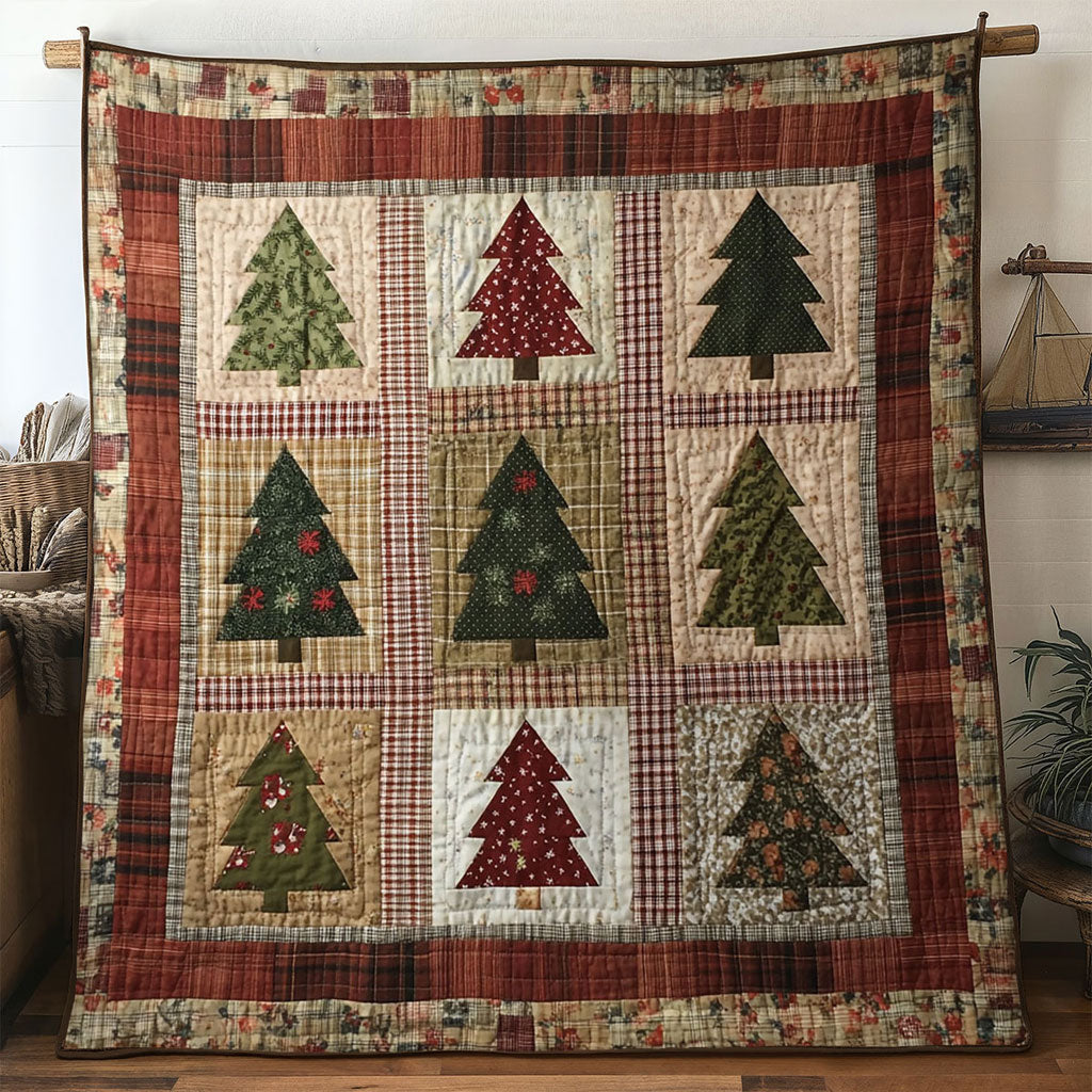 Christmas Heart Tree WN1211021CL Quilt