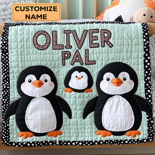 Little Chill Nest WJ2607001CL Personalized Baby Quilt