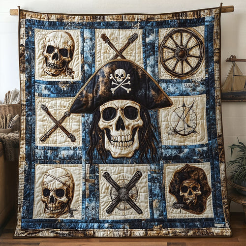 Pirate Skull Voyage WN1207050CL Quilt
