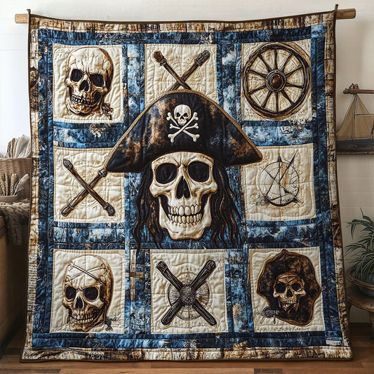 Pirate Skull Voyage WN1207050CL Quilt