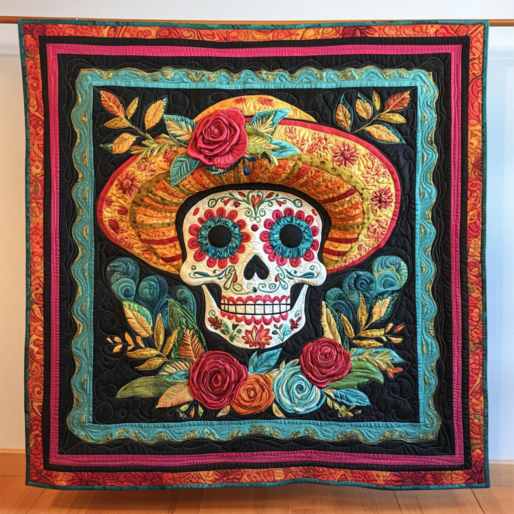 Flor De Calavera WJ0608013CL Quilt