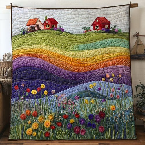 Flower Hilltop Dream WN1507013CL Quilt
