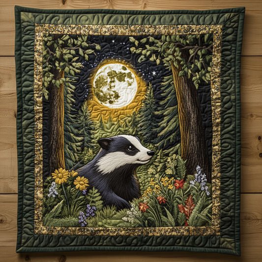Badger Of The Forest WY0307007CL Quilt