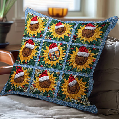 Santa’s Sunflower Grace WN2111045CL Quilt Pillow Case