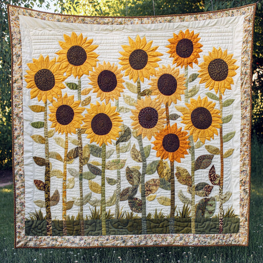Sunflower Charm CP1001047CL Quilt