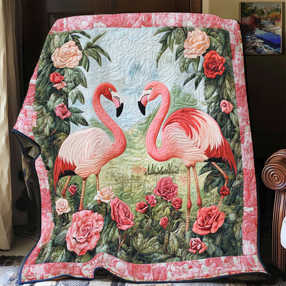 Floral Flamingo WX0303078CL Quilt