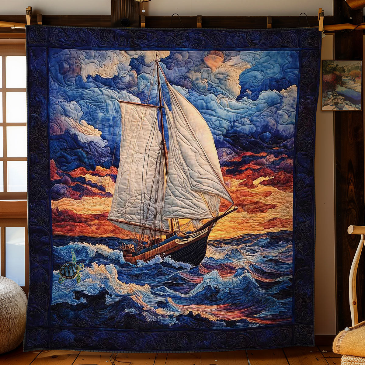 Sunset Sail WN1211072CL Quilt