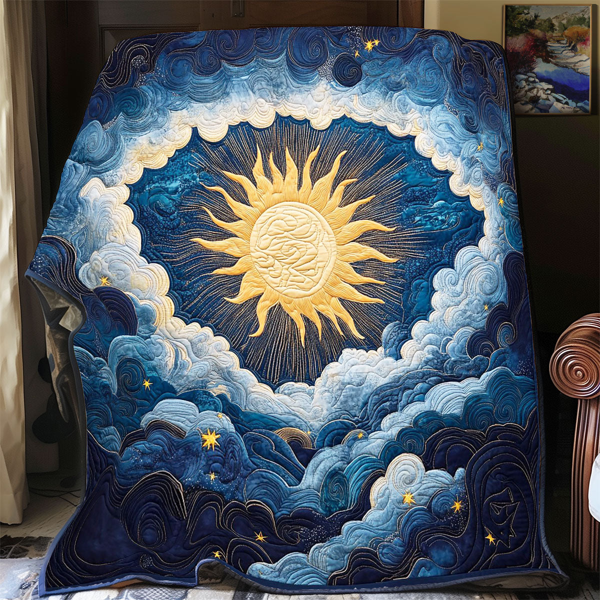 Golden Horizon Whirl WP2003031CL Quilt