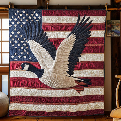 Patriotic Geese WJ0502022CL Quilt