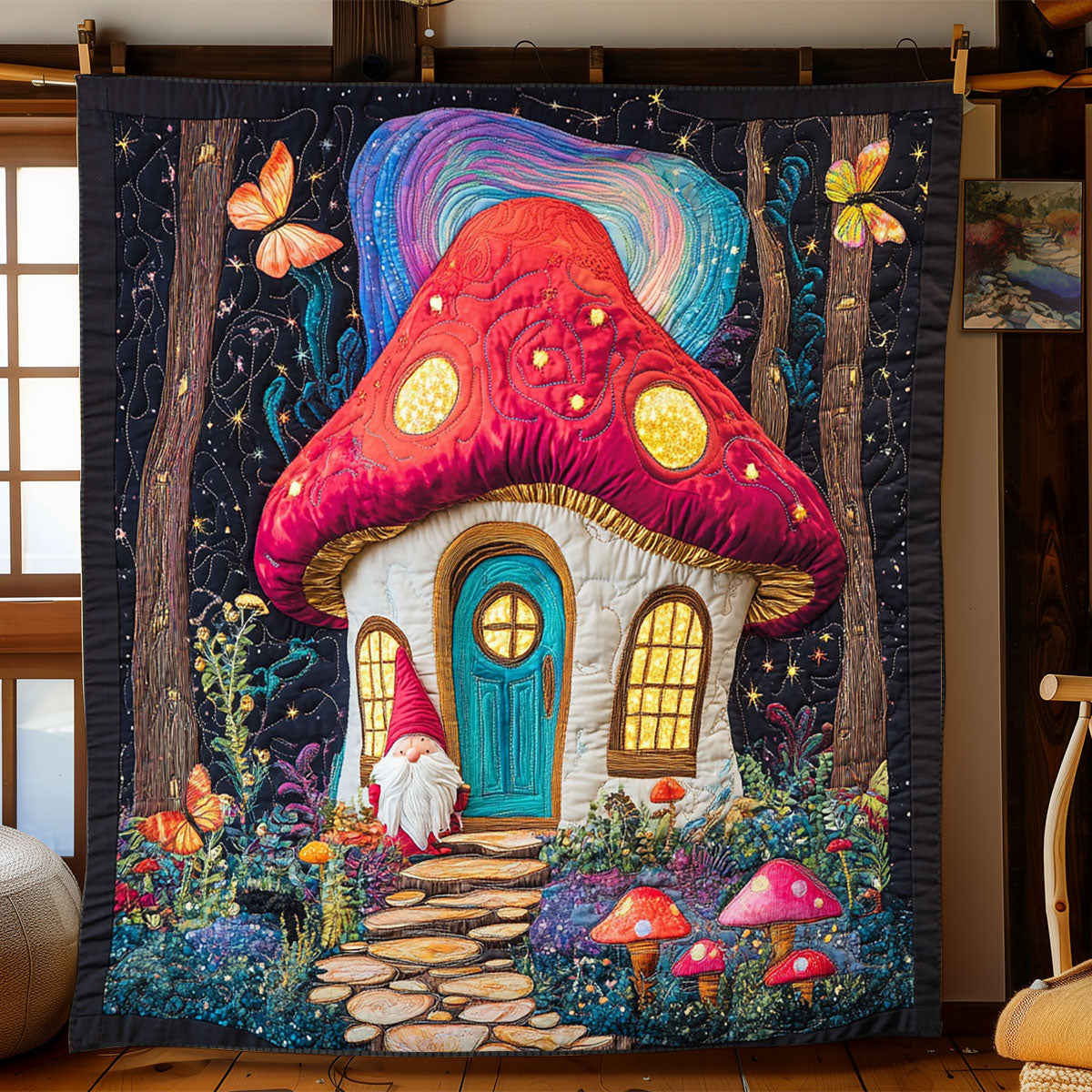 Gnome Fantasy WJ1703011CL Quilt