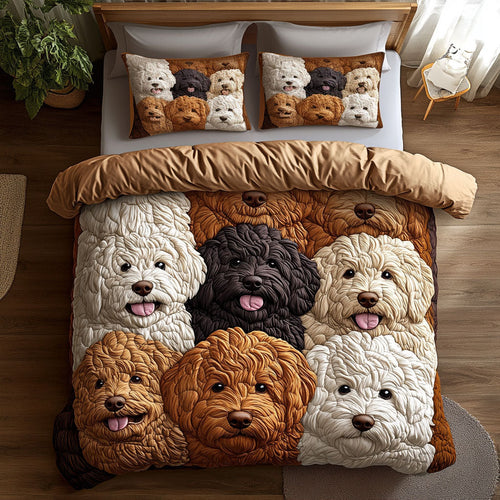 Family Joy Golden Doodle WN1511040CL Duvet Cover Set