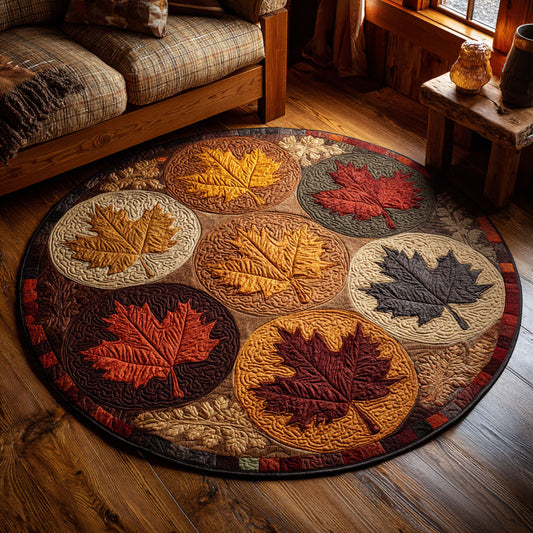 Woodland Ember CW0808021CL Quilted Round Mat