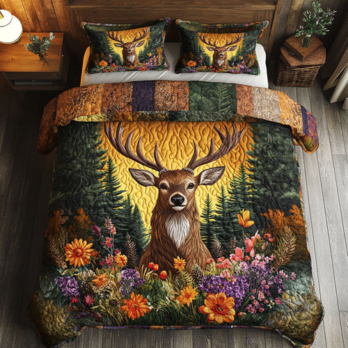 Woodland Majestic Deer WJ1904042CL Duvet Cover Set