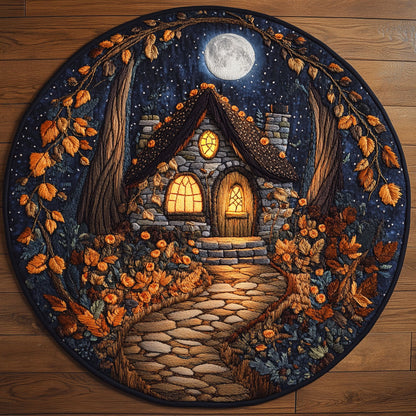 Whimsy Lantern WN2705076CL Quilted Round Mat