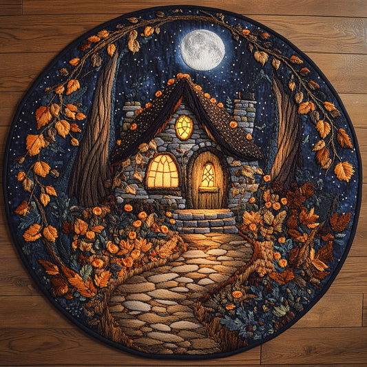 Whimsy Lantern WN2705076CL Quilted Round Mat