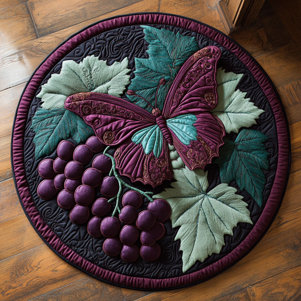 Wing And Grape CP2905002CL Quilted Round Mat