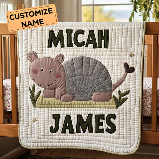 Tumble Shell CP2807087CL Personalized Baby Quilt