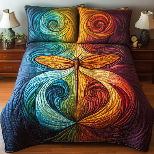 Vivid Vortex Dragonfly LT0310018CL Duvet Cover Set