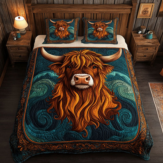 Highland Cow CM2904023CL Duvet Cover Set