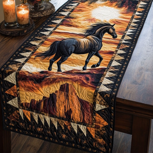 Horsie Land CM2705042CL Quilted Table Runner