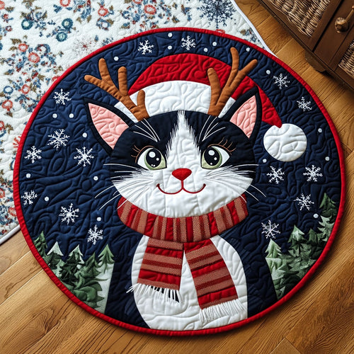 Holiday Tuxedo LT2211017CL Quilted Round Mat