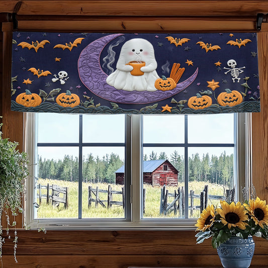 Bat And Ghost WN2507005CL Quilted Valance