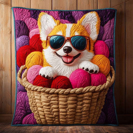 Cozy Corgi CW3105614CL Quilt