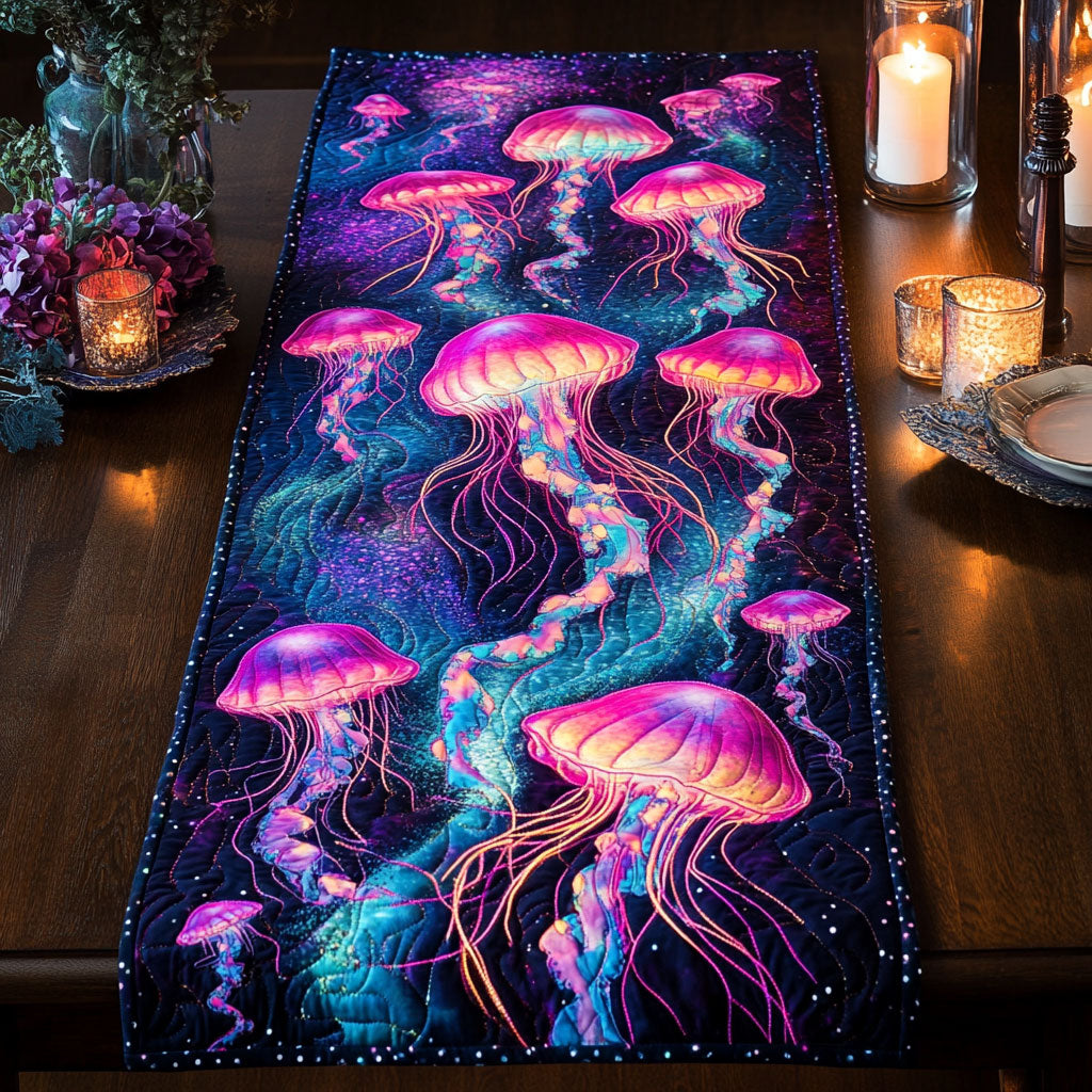 Jellyfish CW1805038CL Quilted Table Runner