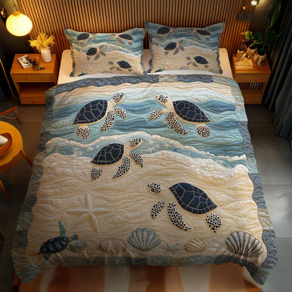 Starry Turtle Shore WN1212073CL Duvet Cover Set