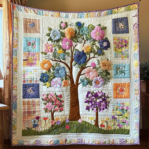 Rainbow Tree Garden WN0808138CL Quilt