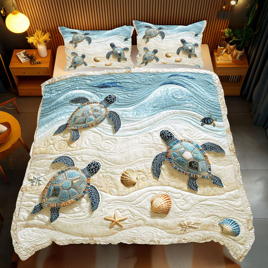 Coastal Turtle WP2310044CL Duvet Cover Set