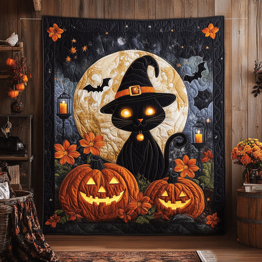 Cat And Bats WN0708011CL Quilt
