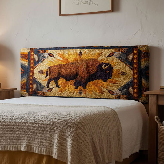 Heritage Bison WN2012042CL Quilted Headboard Slipcover