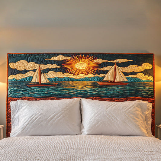 Drift Sailboat WN2412010CL Quilted Headboard Slipcover