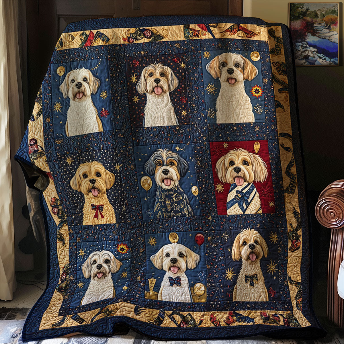 Paws Celebration WJ1912036CL Quilt