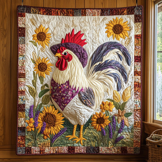 Morning Chicken CW2406033CL Quilt