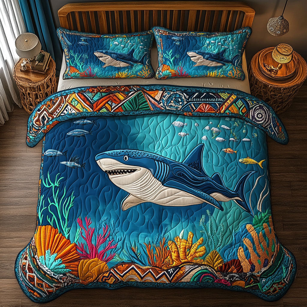 Whimsical Shark WJ2104050CL Quilt