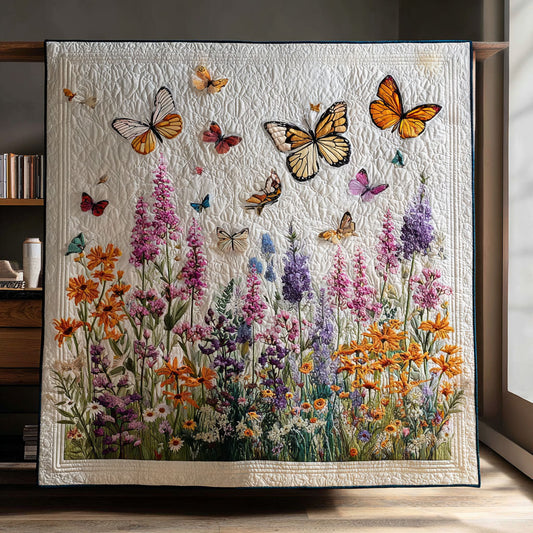 Floral Butterfly Garden CW1107003CL Quilt