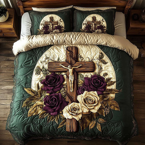 Sacred Rose Cross WY0508022CL Duvet Cover Set